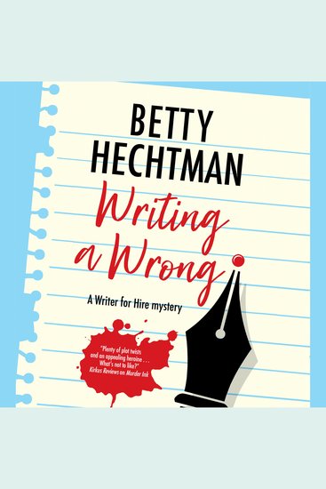 Writing a Wrong - cover