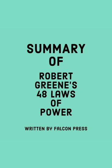 Summary of Robert Greene's 48 Laws of Power - cover