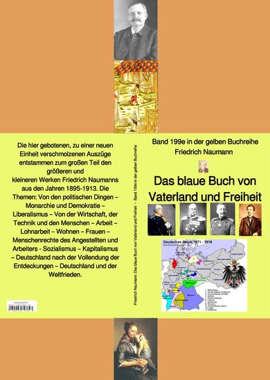 Das blaue Buch von Vaterland und Freiheit – Band 199e in der gelben Buchreihe – bei Jürgen Ruszkowski - Band 199e in der gelben Buchreihe - cover