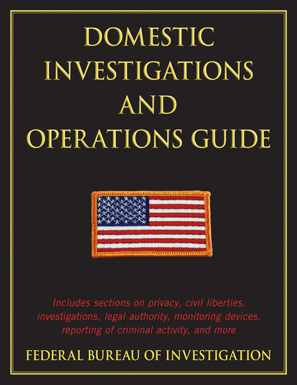 Domestic Investigations and Operations Guide - cover