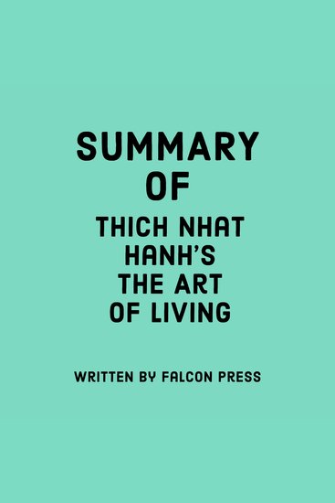 Summary of Thich Nhat Hanh's The Art of Living - cover