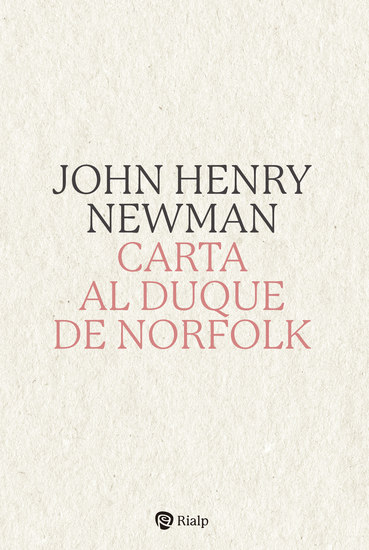 Carta al Duque de Norfolk - cover