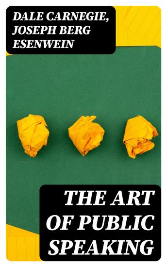 The Art of Public Speaking - cover