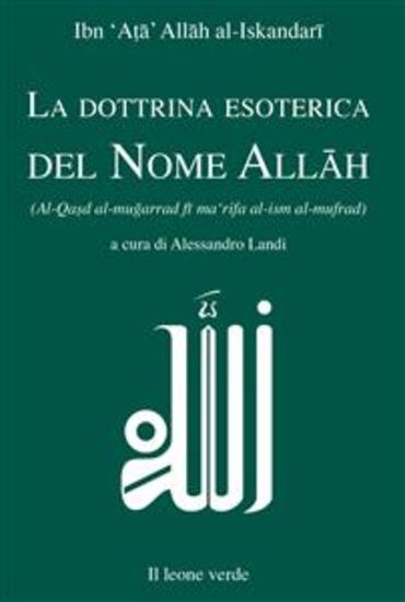 La dottrina esoterica del Nome Allāh - cover