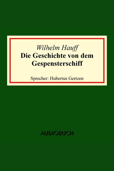 Die Geschichte von dem Gespensterschiff - cover