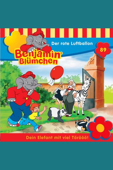 Benjamin Blümchen Folge 89: Der rote Luftballon - cover