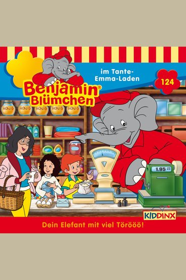 Benjamin Blümchen Folge 124: Benjamin im Tante-Emma-Laden - cover
