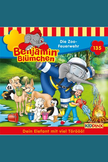 Benjamin Blümchen Folge 135: Die Zoo-Feuerwehr - cover
