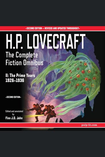 HP Lovecraft: The Complete Fiction Omnibus II: The Prime Years 1926-1936 - cover