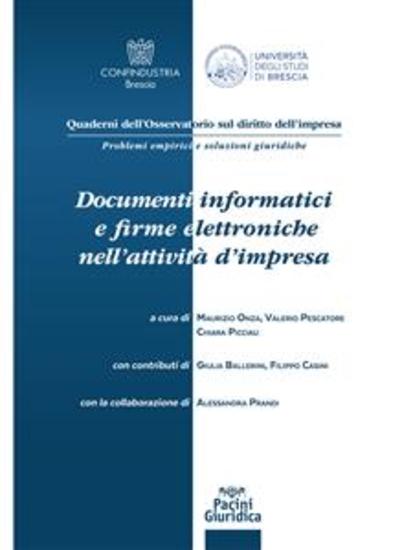 Documenti informatici e firme elettroniche nell'attività d'impresa - cover