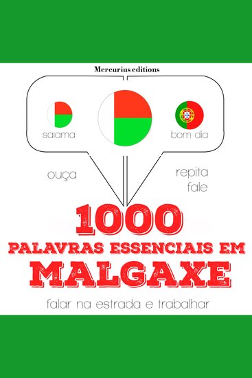 1000 palavras essenciais em malgaxe - Ouça repita fale: método de aprendizagem de línguas - cover