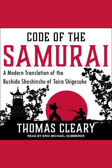 Code of the Samurai - A Modern Translation of the Bushido Shoshinshu of Taira Shigesuke - cover