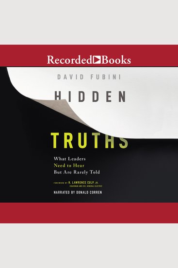 Hidden Truths - What Leaders Need to Hear but are Rarely Told - cover