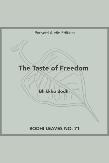 The Taste of Freedom - cover