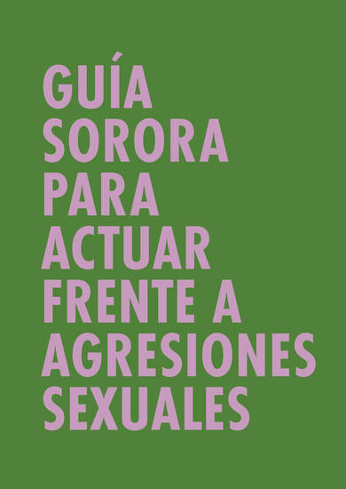 Guía sorora para actuar frente a agresiones sexuales - cover