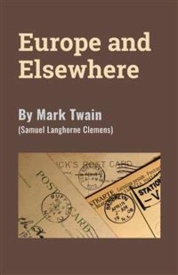 Europe and Elsewhere - cover