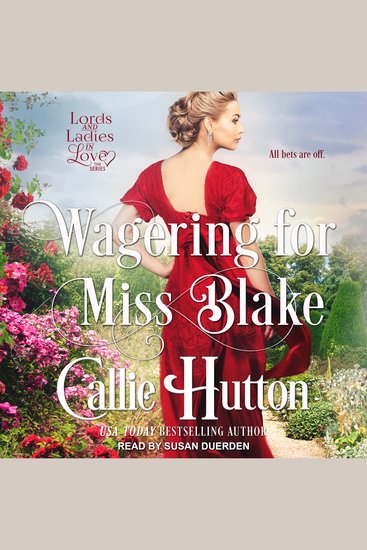 Wagering for Miss Blake - cover