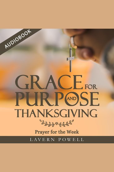 Grace for Purpose and Thanksgiving - cover