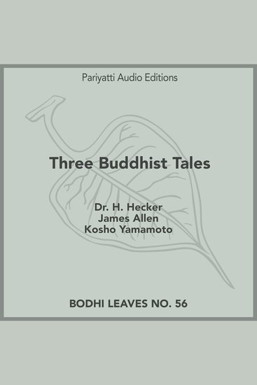 Three Buddhist Tales - cover
