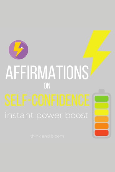 Affirmations on Self- Confidence Instant Power Boost - Raise self-esteem Magnetic to success wealth love Own your power Be your best self positive self-talk Radical transformation self-help - cover