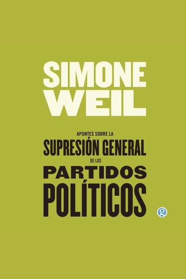 Apuntes sobre la supresión general de los partidos políticos - cover