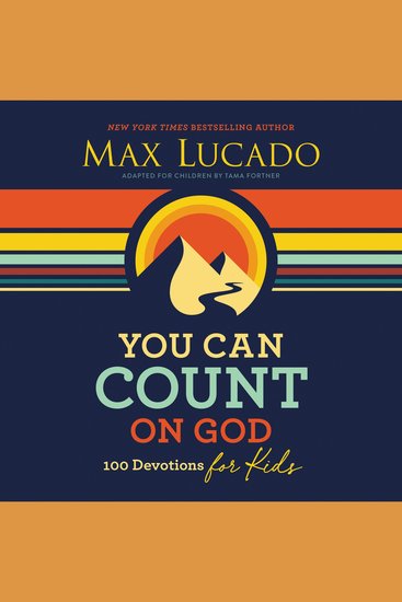 You Can Count on God - 100 Devotions for Kids - cover