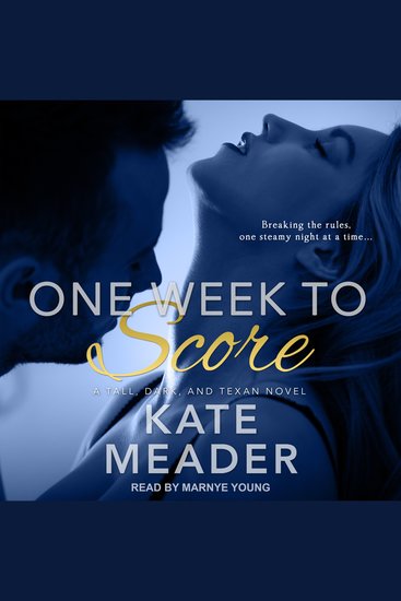 One Week to Score - cover
