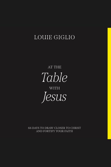 At the Table with Jesus - 66 Days to Draw Closer to Christ and Fortify Your Faith - cover
