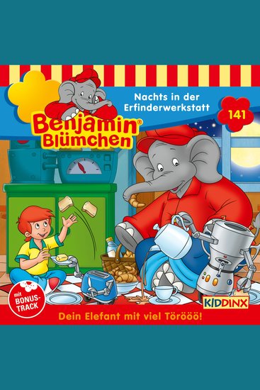 Benjamin Blümchen Folge 141: Nachts in der Erfinderwerksatt - cover