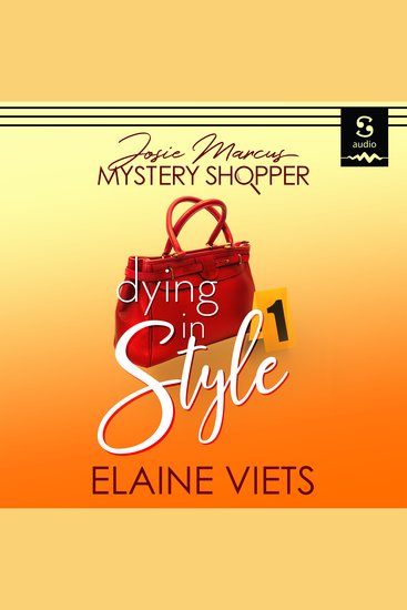 Dying in Style - A Josie Marcus Mystery Shopper Mystery - cover