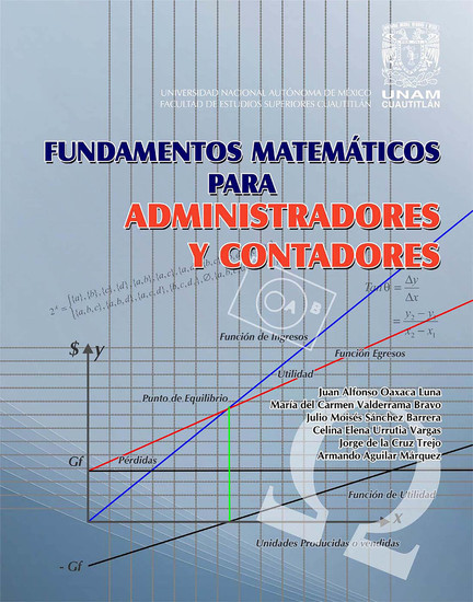Fundamentos matemáticos para administradores y contadores - cover