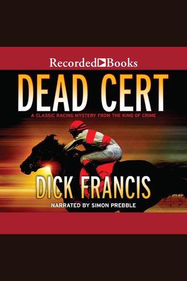Dead Cert - cover
