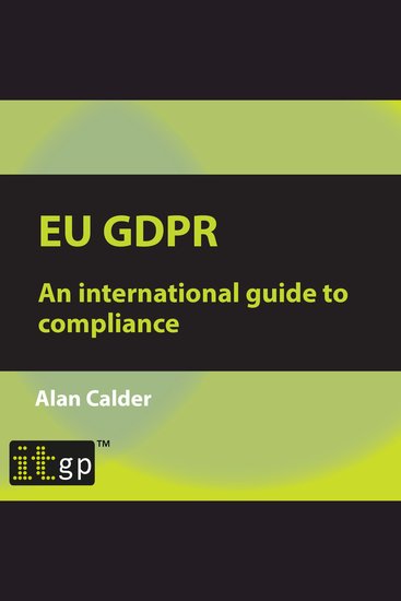 EU GDPR – An international guide to compliance - Digitally narrated using a synthesized voice - cover