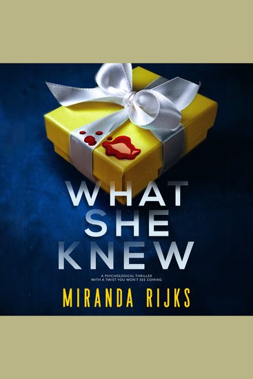 What She Knew - cover
