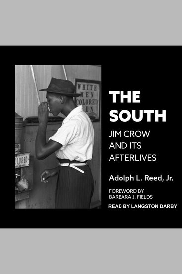 The South - Jim Crow and Its Afterlives - cover