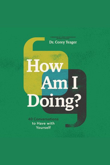 How Am I Doing? - 40 Conversations to Have with Yourself (A Guide to Self-Care Healing Purpose and Intention) - cover