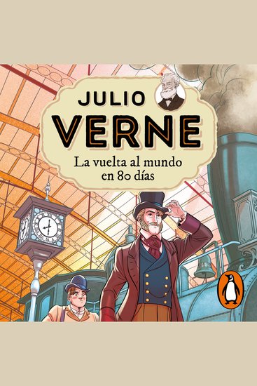 Julio Verne - La vuelta al mundo en 80 días (edición actualizada ilustrada y adaptada) - cover