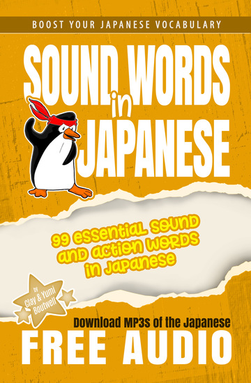 Sound Words in Japanese - 99 Essential Sound and Action Words in Japanese - cover