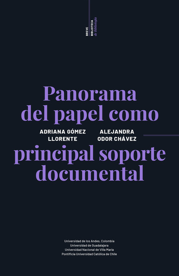 Breve biblioteca de bibliología - Panorama del papel como principal soporte documental - cover