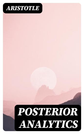 Posterior Analytics - cover