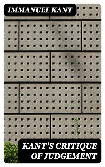 Kant's Critique of Judgement - cover