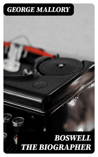 Boswell the Biographer - cover