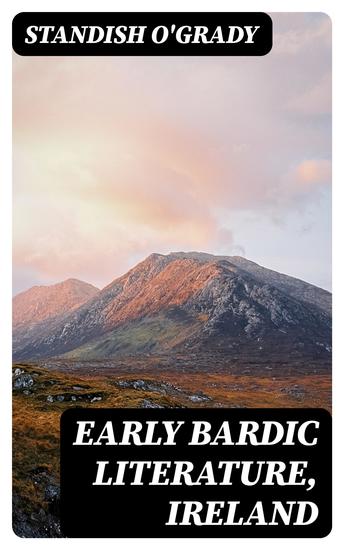 Early Bardic Literature Ireland - cover