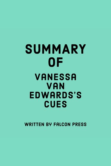 Summary of Vanessa Van Edwards's Cues - cover