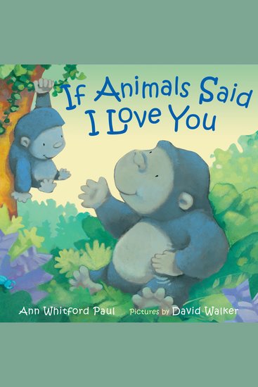 If Animals Said I Love You - cover