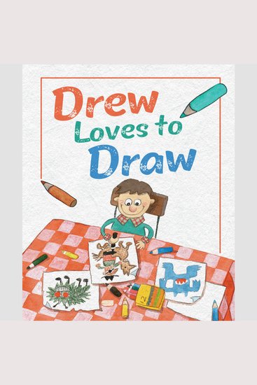 Drew Loves To Draw - cover