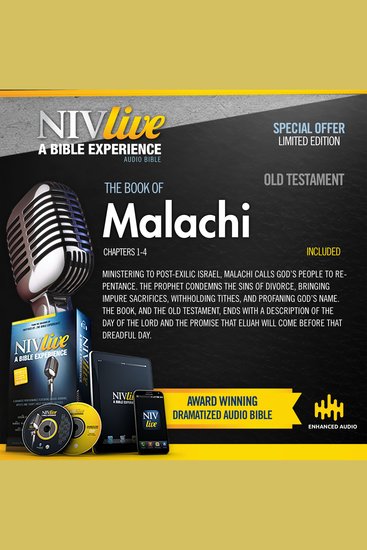 NIV Live: Book of Malachi - NIV Live: A Bible Experience - cover