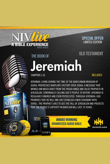 NIV Live: Book of Jeremiah - NIV Live: A Bible Experience - cover