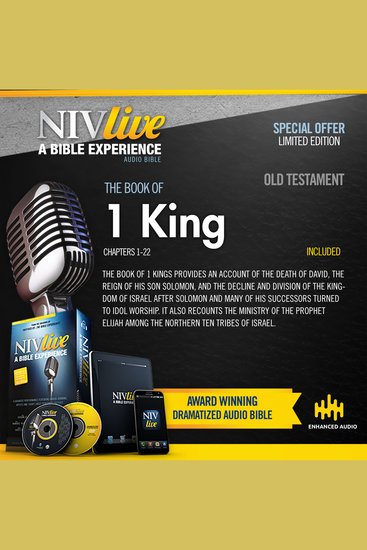 NIV Live: Book of 1 Kings - NIV Live: A Bible Experience - cover