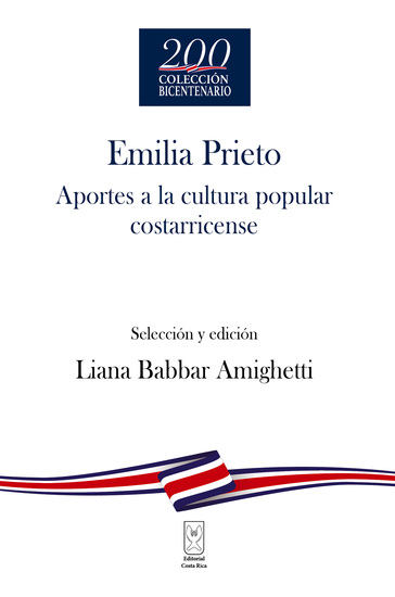 Emilia Prieto - Aportes a la cultura popular costarricense - cover